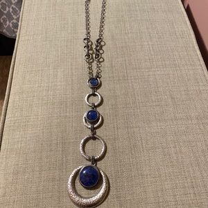 Chico’s tarnished silver necklace